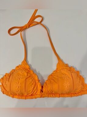 NWT AERIE Crochet Bikini Triangle Top